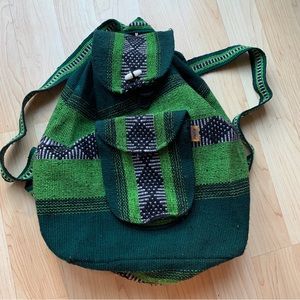 Artisan Mexico Drawstring Backpack Bag